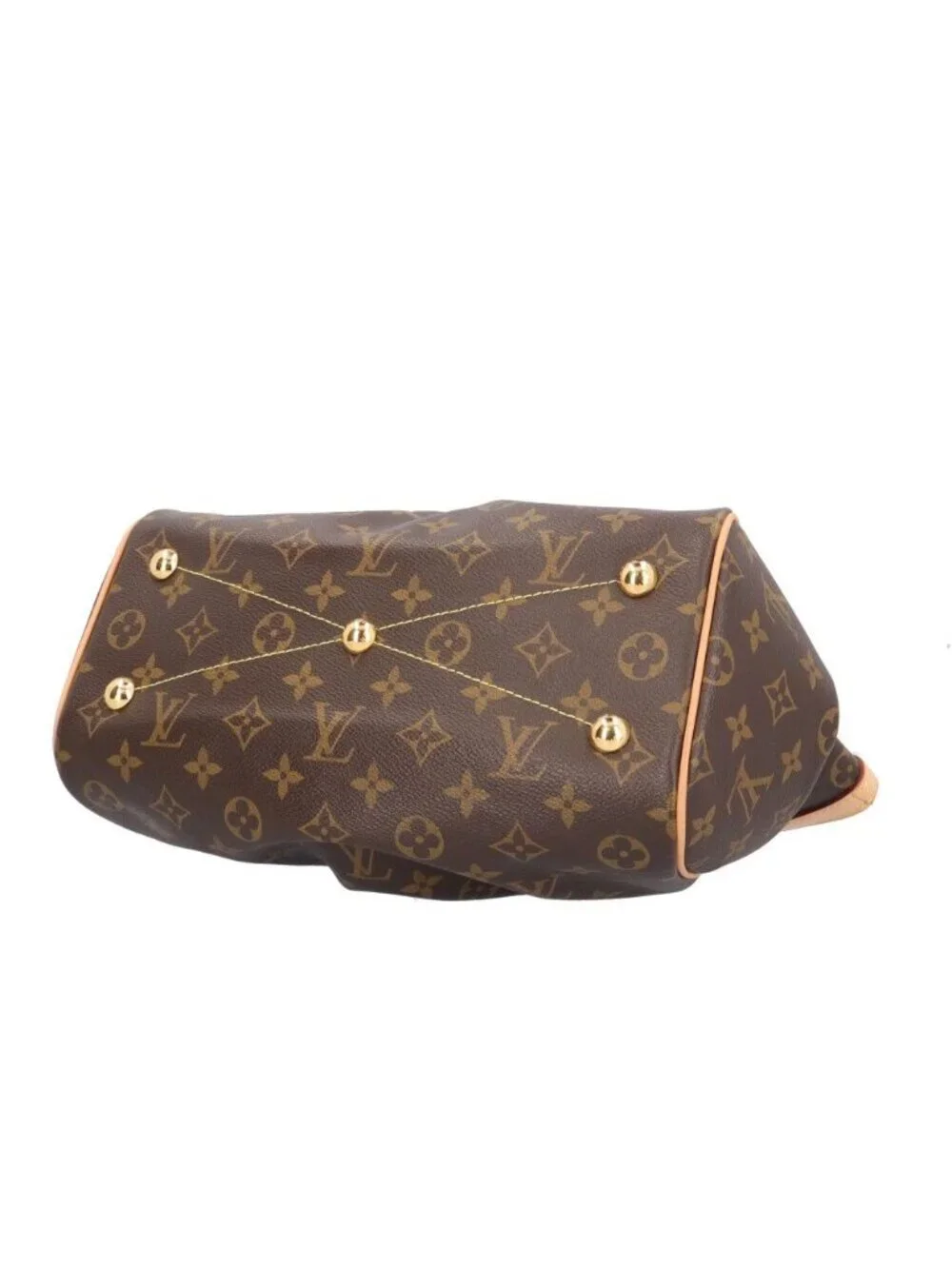 Louis Vuitton Tivoli PM Monogram Handbag Canvas Brown